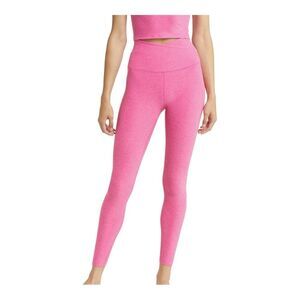 Beyond Yoga Spacedye At Your Leisure High Waist Midi Legging (Pink Heather), L